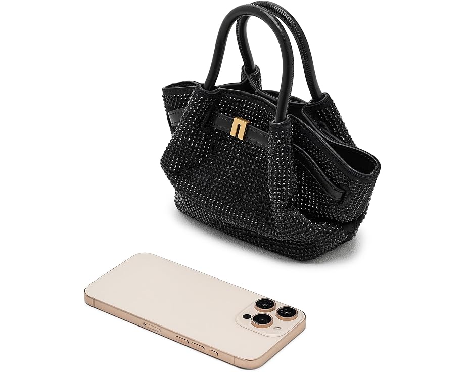 Hana Tiny Artificial Crystal Top-Handle Bag