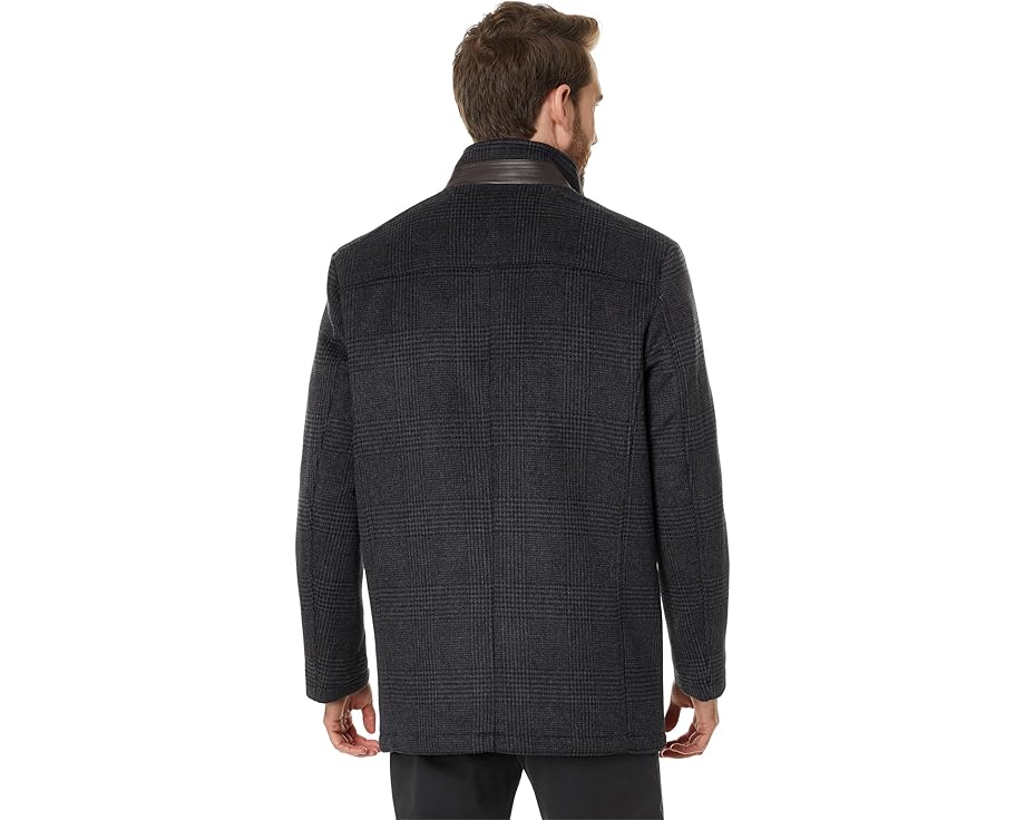 Шерстяное пальто Johnston & Murphy Upton Car Coat с отстегивающимся нагрудником