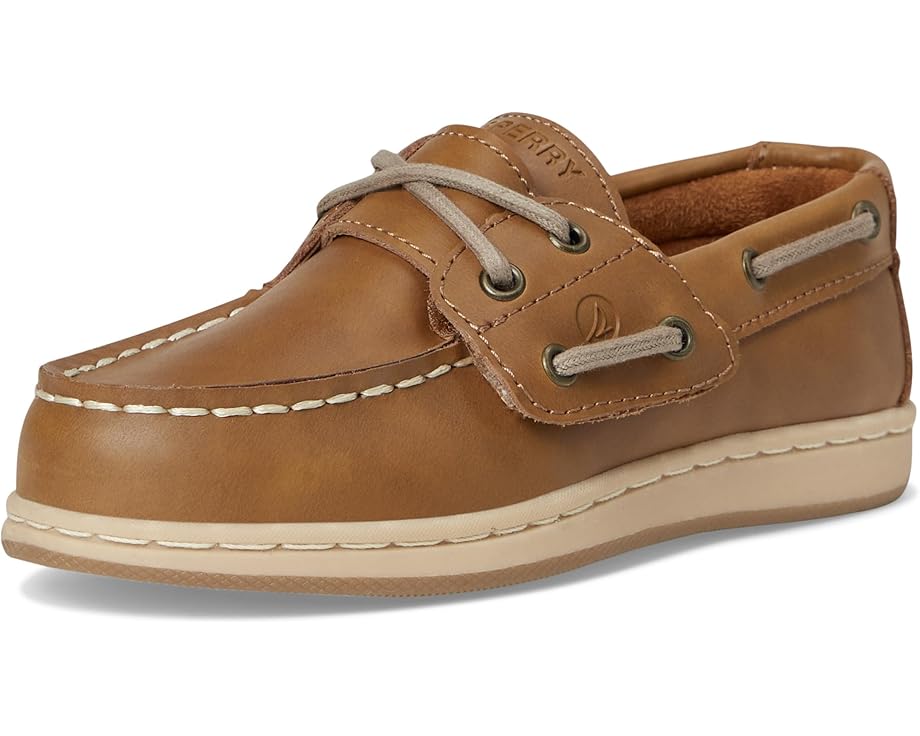 Детские мокасины Sperry Cup II с эластичными шнурками и стелькой из пены с эффектом памяти