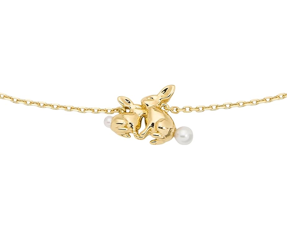 Браслет Love You, Mom Bunny с жемчужным акцентом от Kate Spade New York