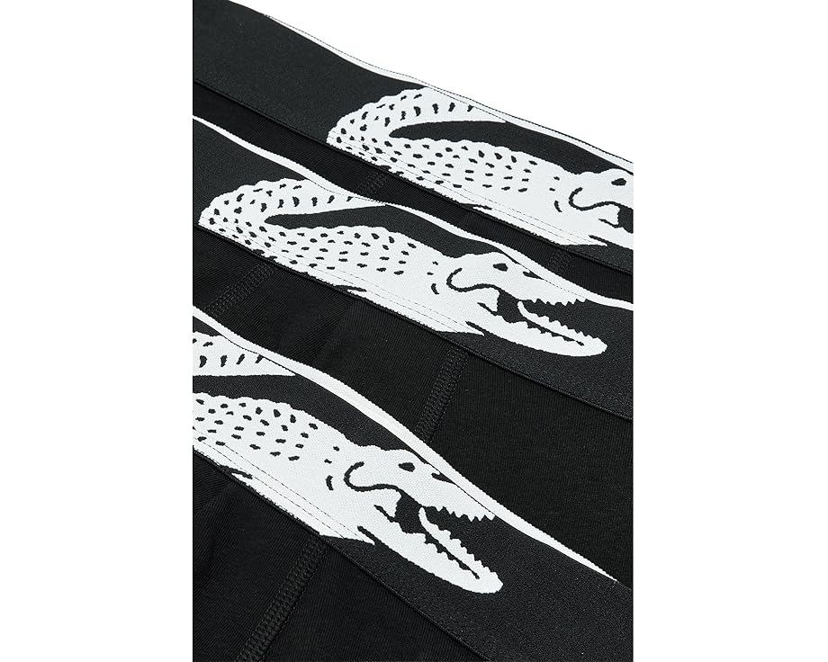 Набор из 3 боксеров Lacoste 3-Pack Crocodile Logo Boxer Briefs с логотипом крокодила