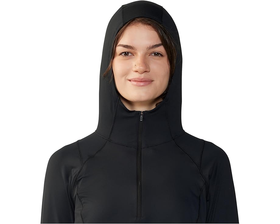 Кроп-худи Mountain Hardwear Crater Lake Crop Zip с защитой UPF 50