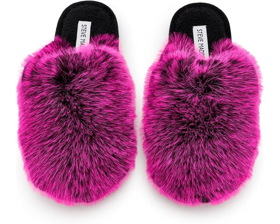 Детские тапочки Steve Madden Kids Poof из искусственного меха