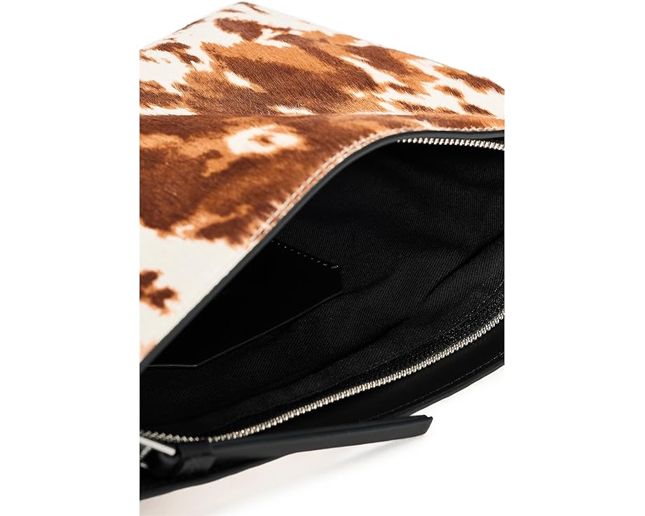 Миниатюрный клатч AllSaints Bettina Cow из премиальной кожи