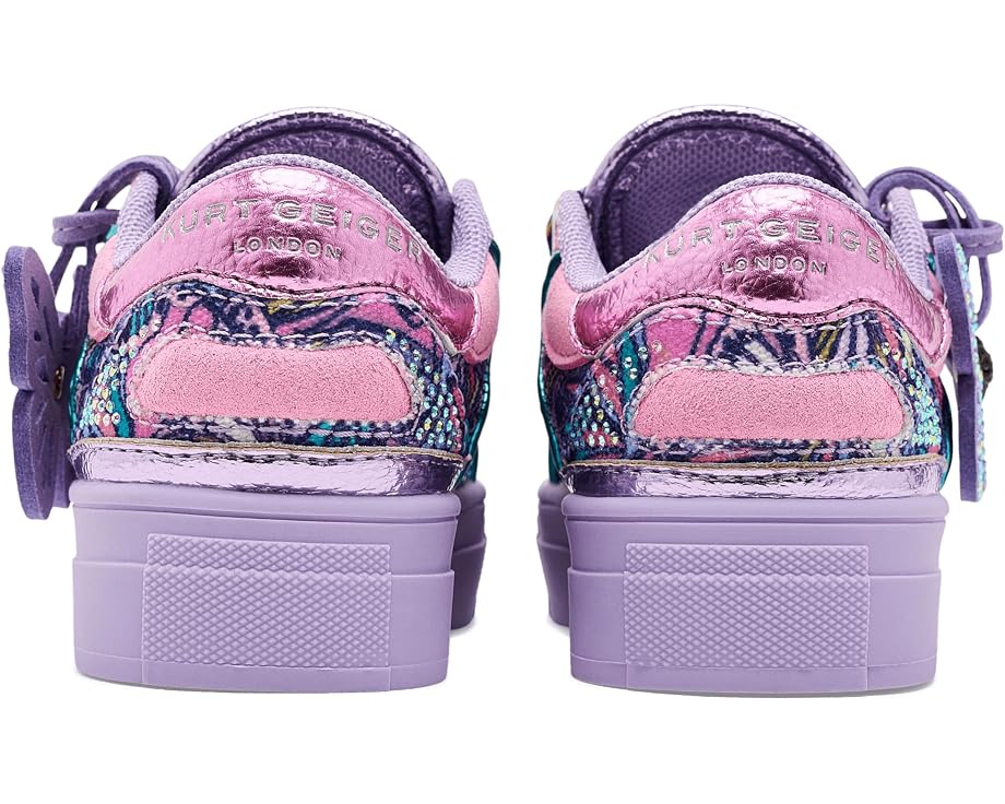 Kurt Geiger London Kids Кроссовки Mini Southbank Tag с цветком для малышей