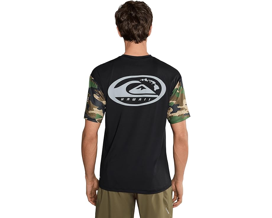 Короткая футболка Quiksilver Hi Everyday Short Sleeve Surf Tee с ярким принтом