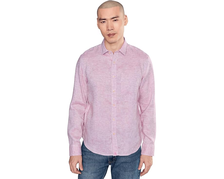 Рубашка UNTUCKit Wildehart с длинным рукавом из льна
