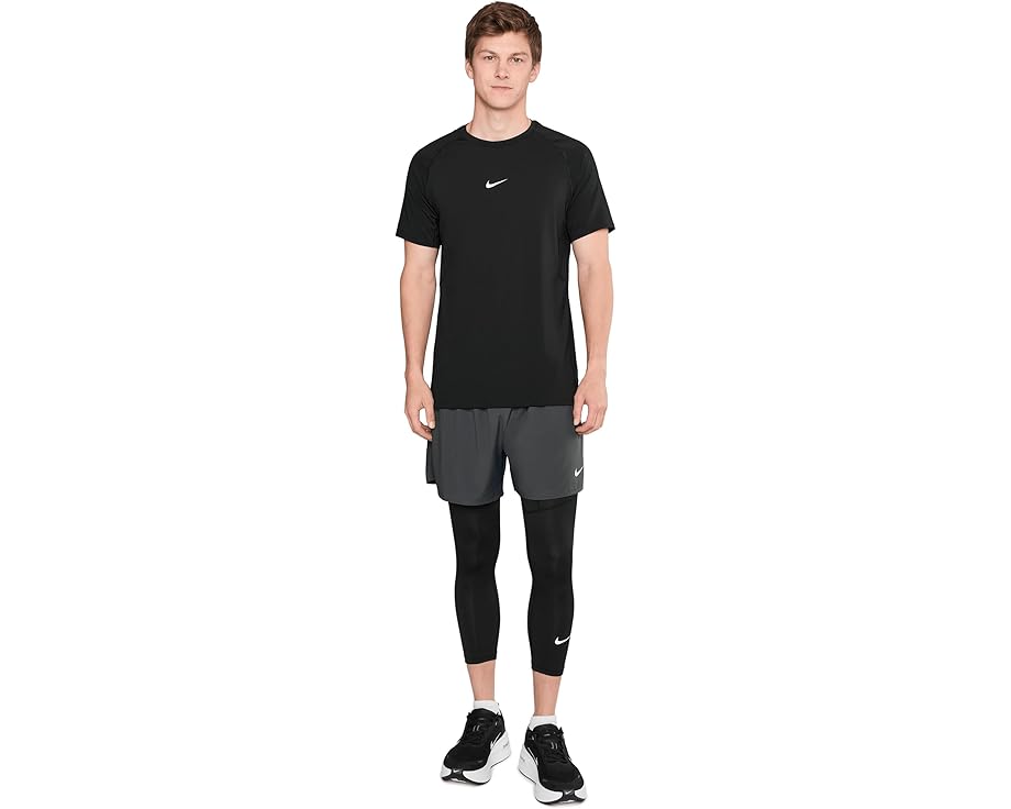 Nike Pro Dri FIT лосины 3/4 для фитнеса с боковым карманом