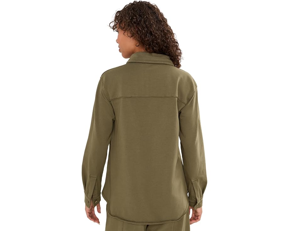 Mod-o-doc рубашка-куртка Long Sleeve Long Shacket женская