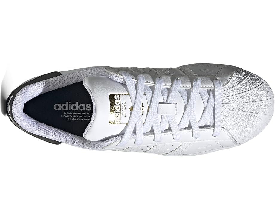 Adidas Originals Superstar кроссовки из кожи с круглым носком