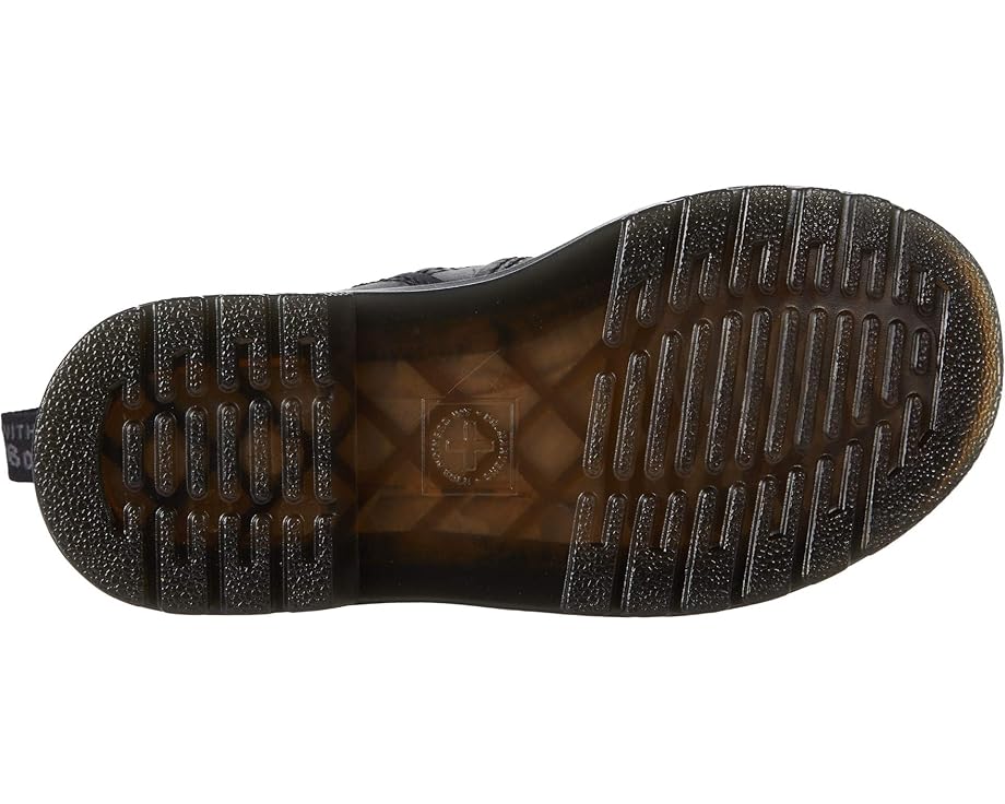 Ботинки Dr. Martens 2976 Leonore Mono T на шнурках с искусственным мехом