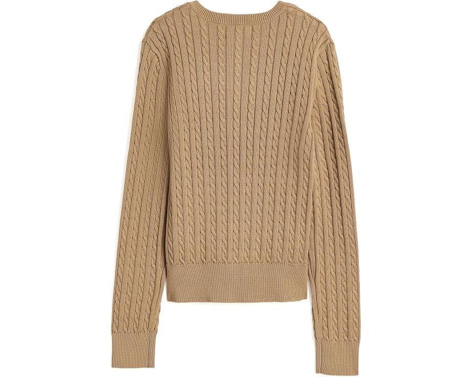 Polo Bear Mini-Cable Cotton Cardigan (Toddler/Little Kids)