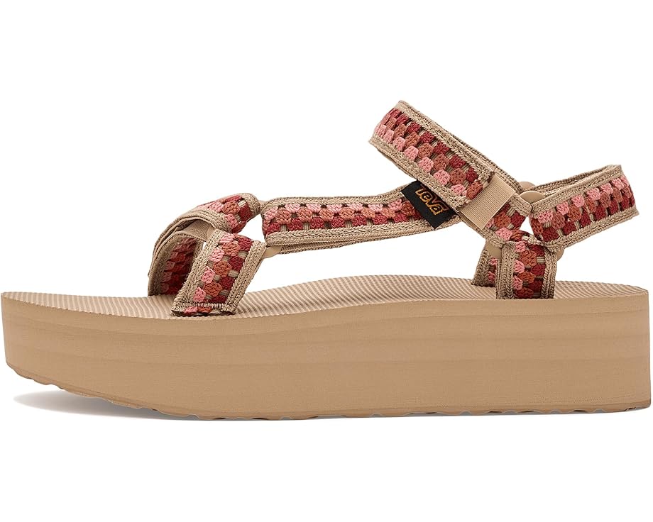 Сандалии Teva Flatform Universal Prism с ремешками в стиле вязания крючком