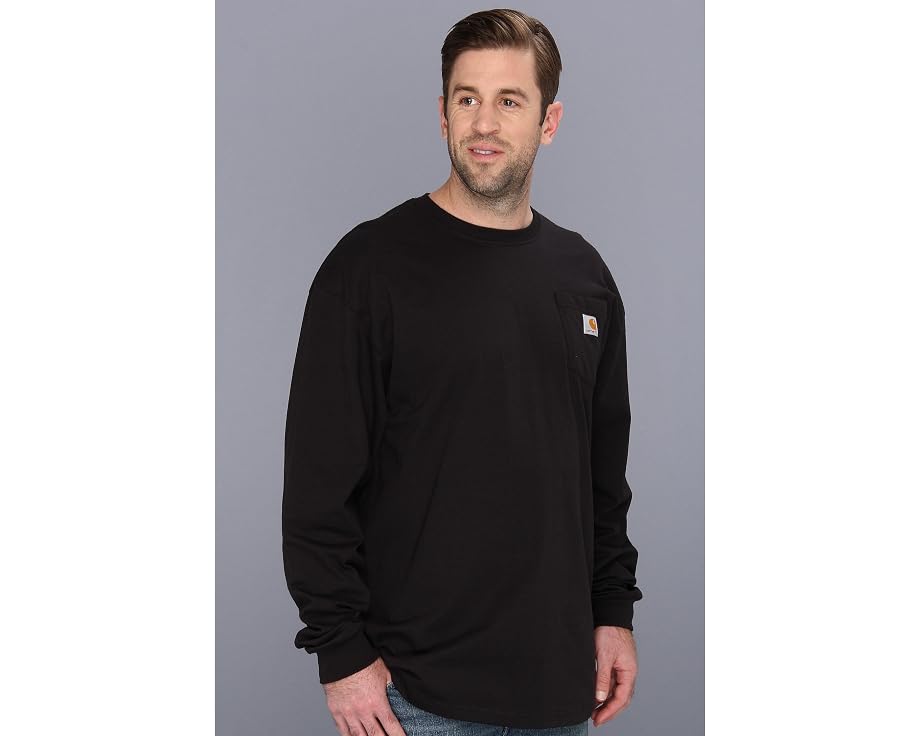 Carhartt футболка с длинным рукавом и карманом Big & Tall