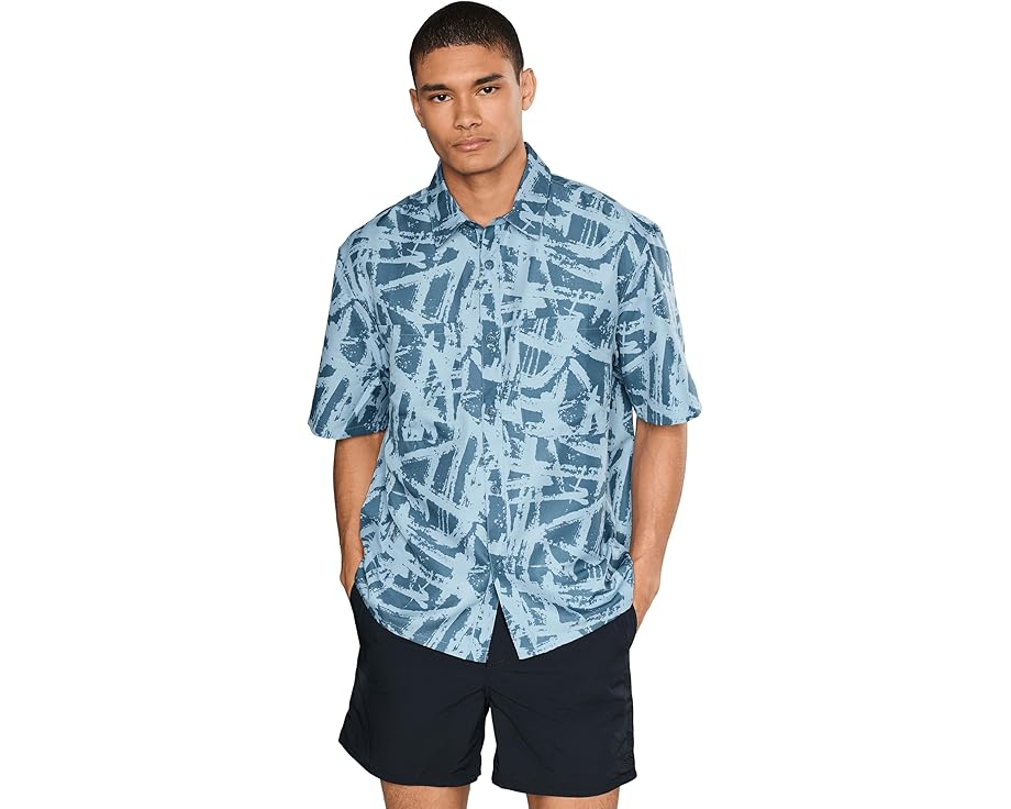Рубашка Sun Drift™ Cooling Printed Short Sleeve Shirt от Mountain Hardwear с принтом и UPF 50