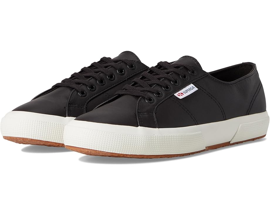 Кроссовки Superga 2750 Nappa из натуральной кожи с круглым носком