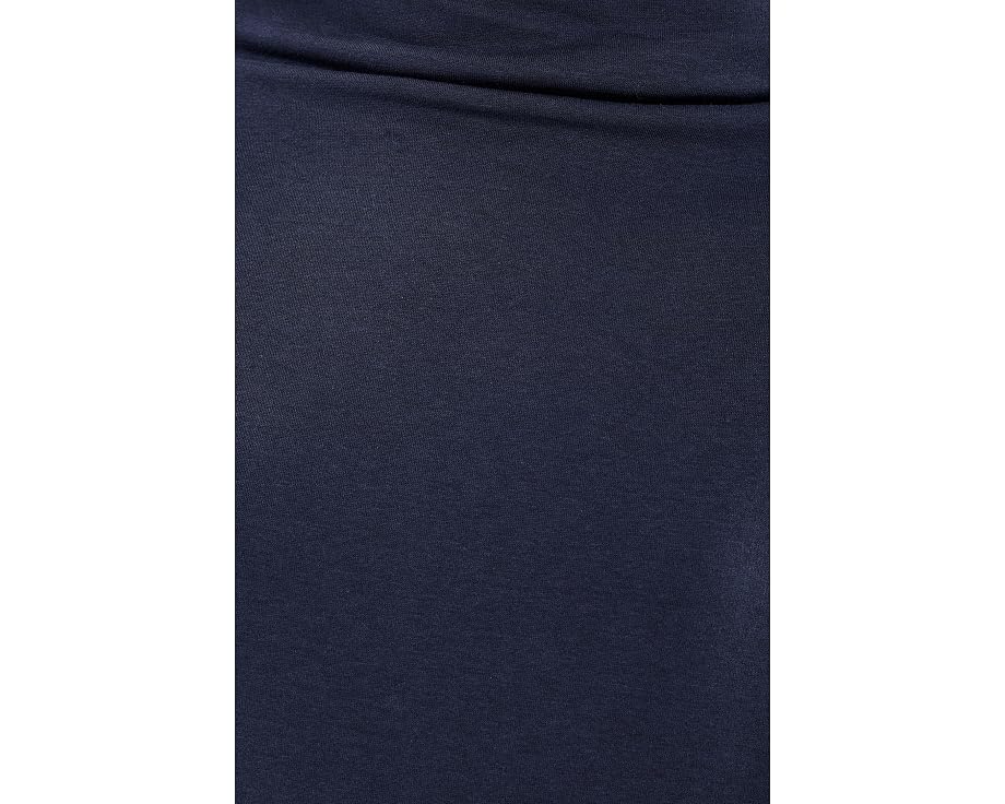 Cozy Brushed Terry Hug Funnel Neck Top