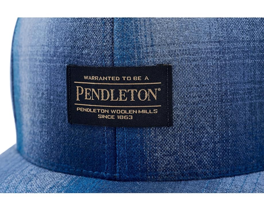 Plaid Flat Brim Hat