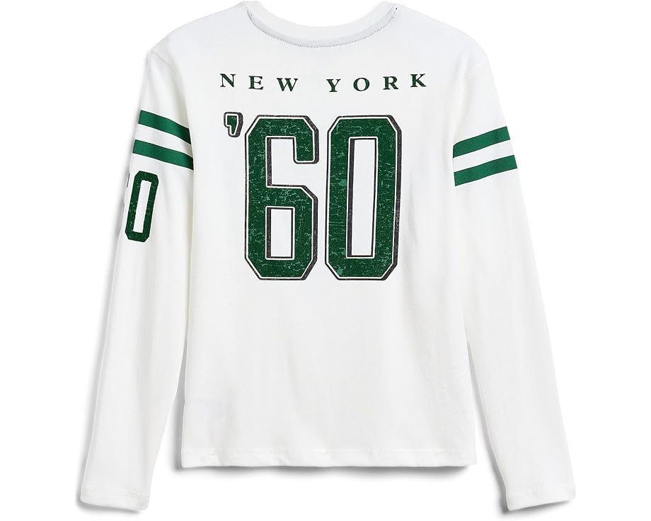 Футболка NFL New York Jets с полосатым кокеткой для детей