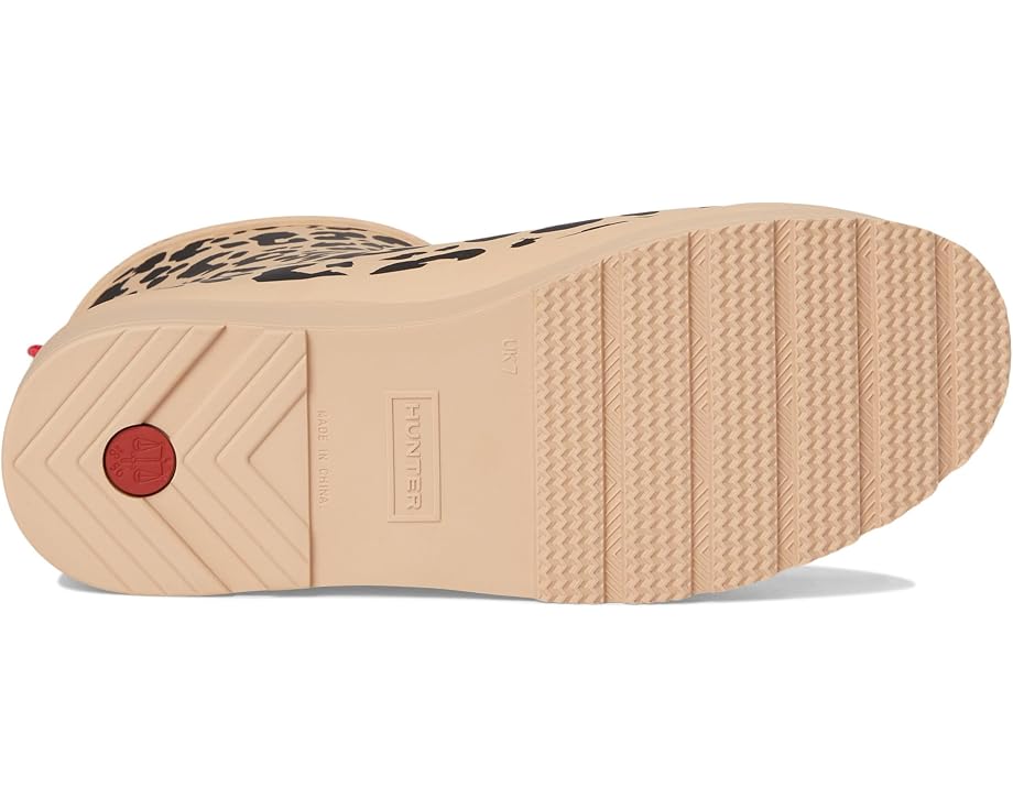 Утепленные короткие сапоги Play Short Insulated от Hunter цвет Medium Natural Leopard