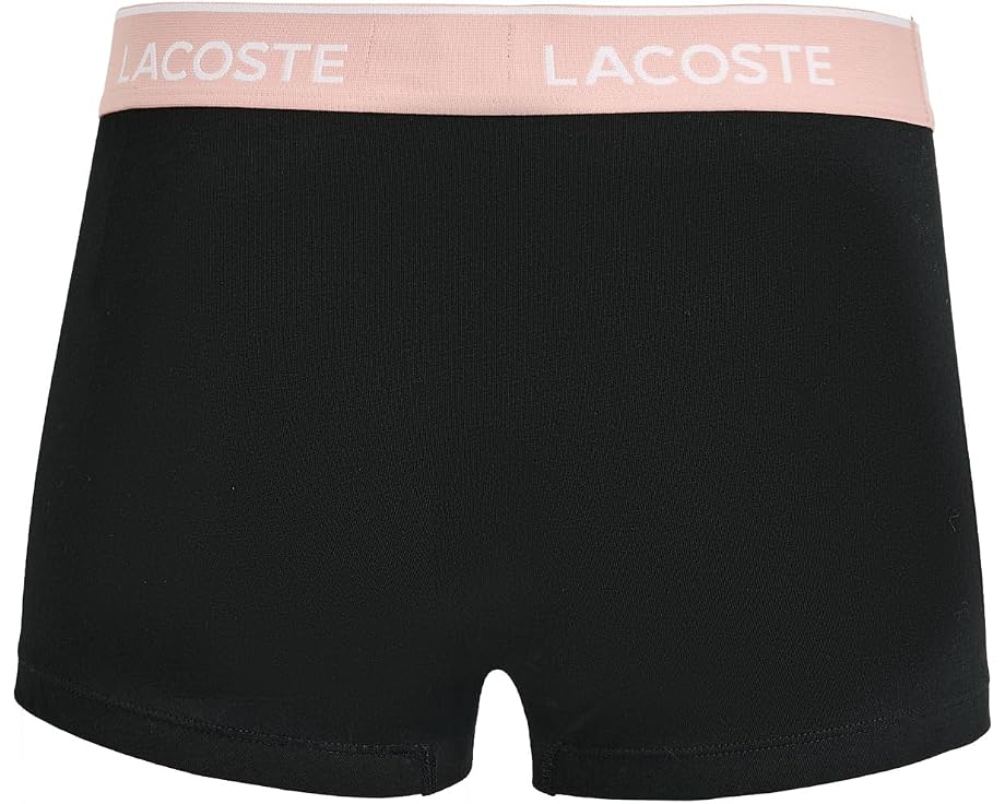 Набор из 5 трусов Lacoste 5-Pack Logo Trunks с брендированным поясом