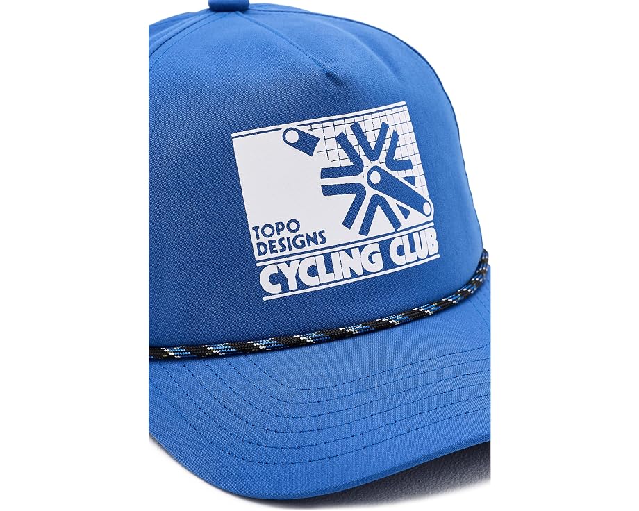 Бейсболка Topo Designs Twill Rope Cap Cycle Club в ретро-стиле