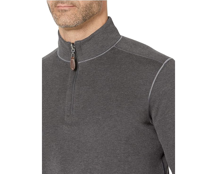 Двусторонний джемпер Johnston & Murphy Reversible Solid с воротником-стойкой на четверть молнии