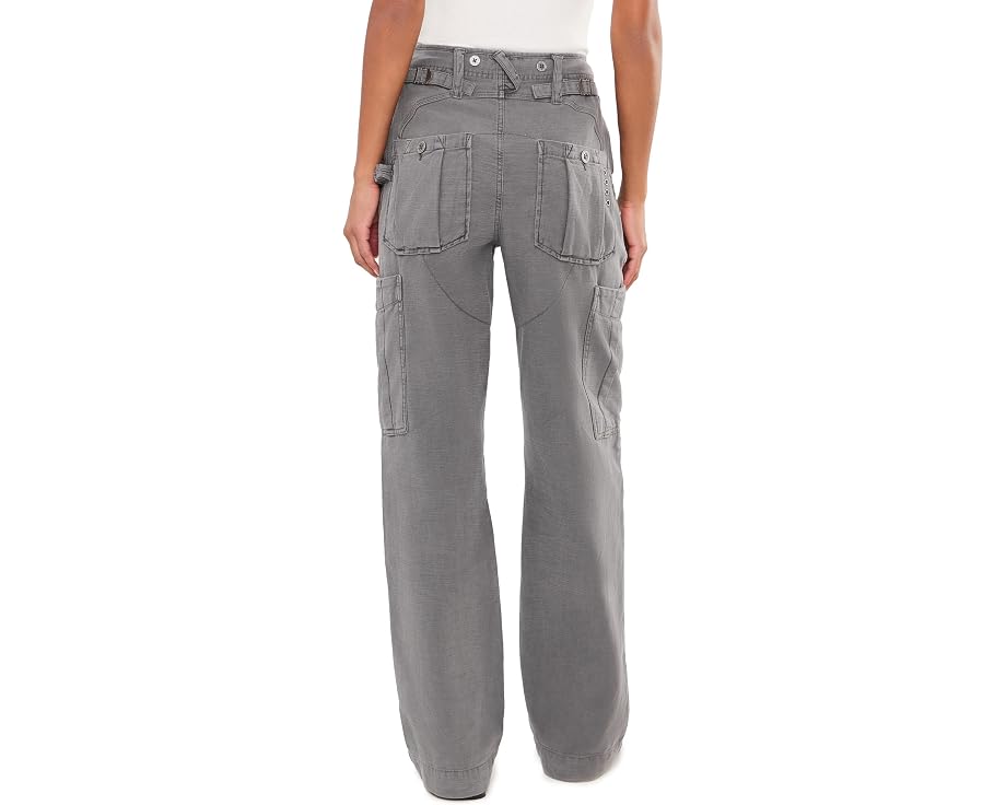 Free People брюки Tight Fuse Slim Utility с утилитарными деталями