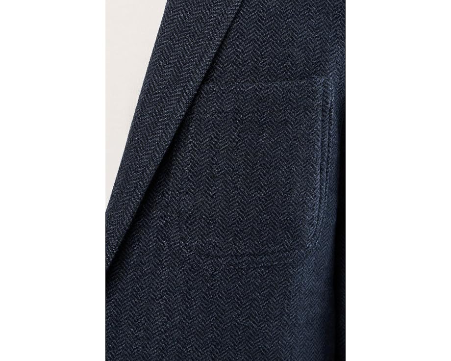 Твидовый блейзер Faherty Inlet Knit Tweed из органического хлопка
