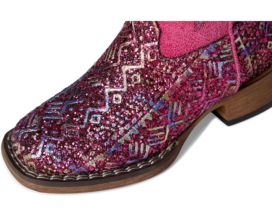 Блестящие сапоги Glitter Aztec II с квадратным носком и подошвой из ТПУ