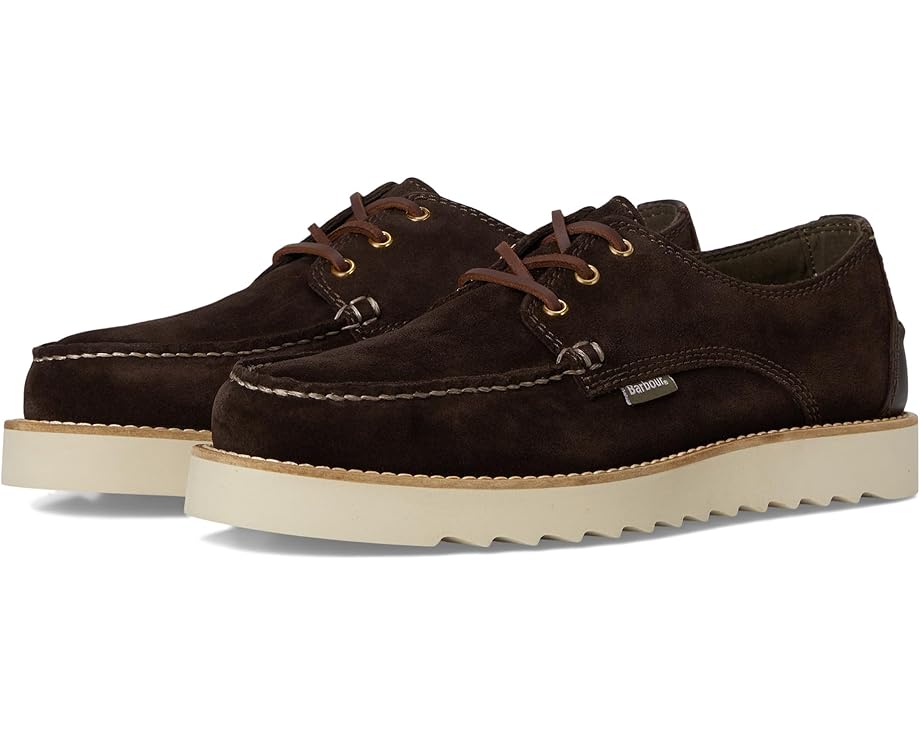 Туфли Derby Barbour Aydon из мягкой замши с клиновидной подошвой