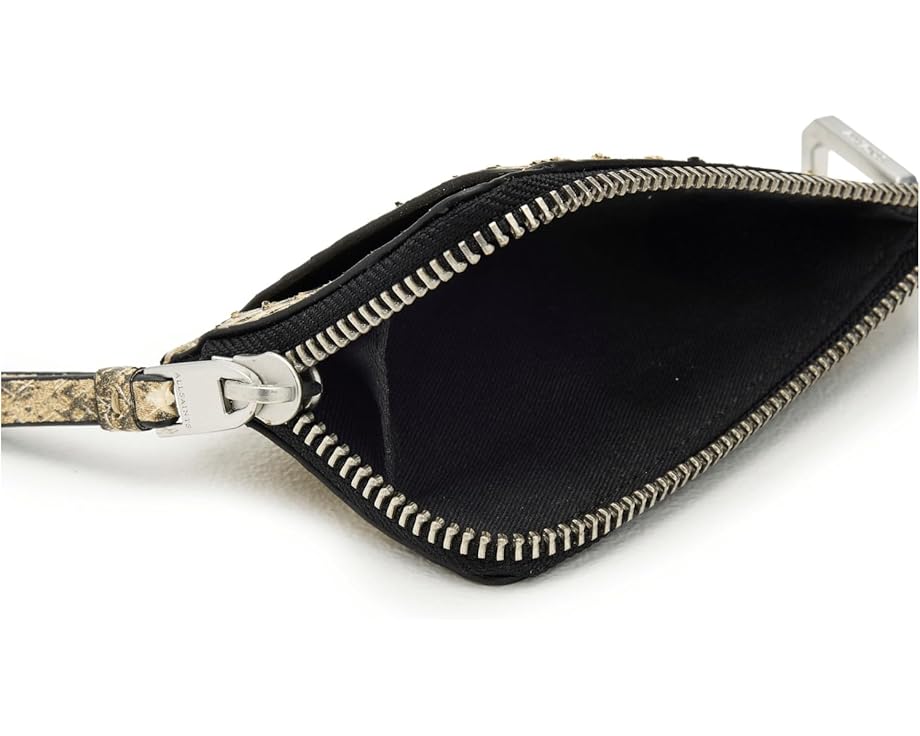 Кошелек AllSaints Remy Snake с шестигранным кольцом и тиснением под змею