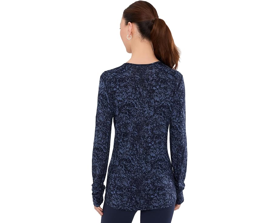 Icebreaker Merino 200 Oasis термолонгслив с узором Moss Bloom