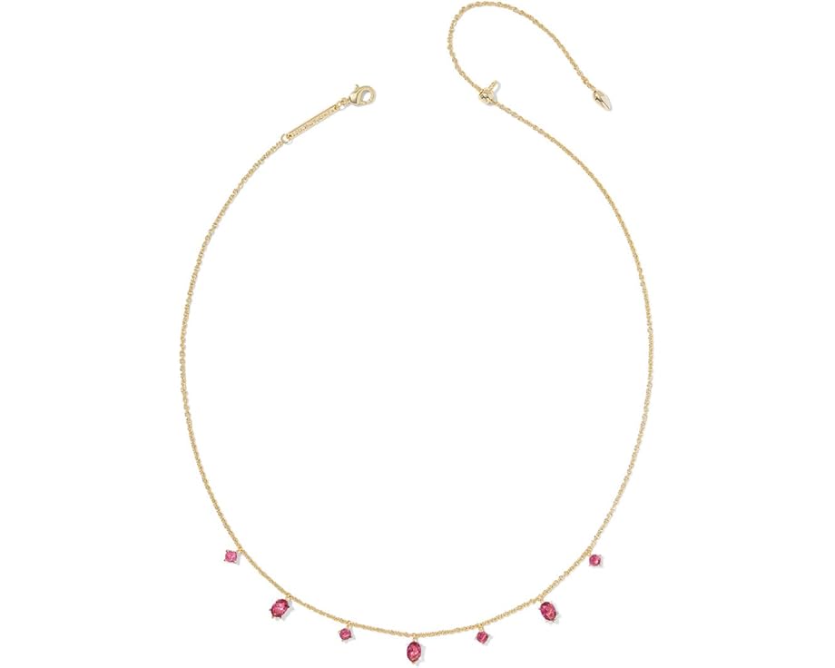Колье Kendra Scott Cailin с нежным рядом кристаллов и застежкой-лобстер