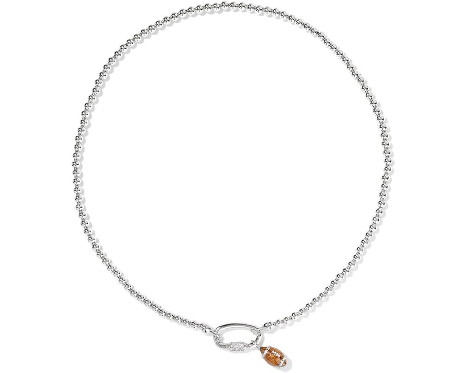 Колье Football Metal Strand с круглыми синтетическими камнями от Kendra Scott