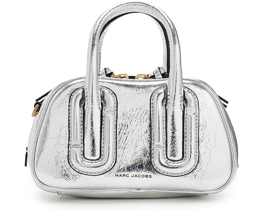 Babe Mini Top-Handle In Metallic Leather