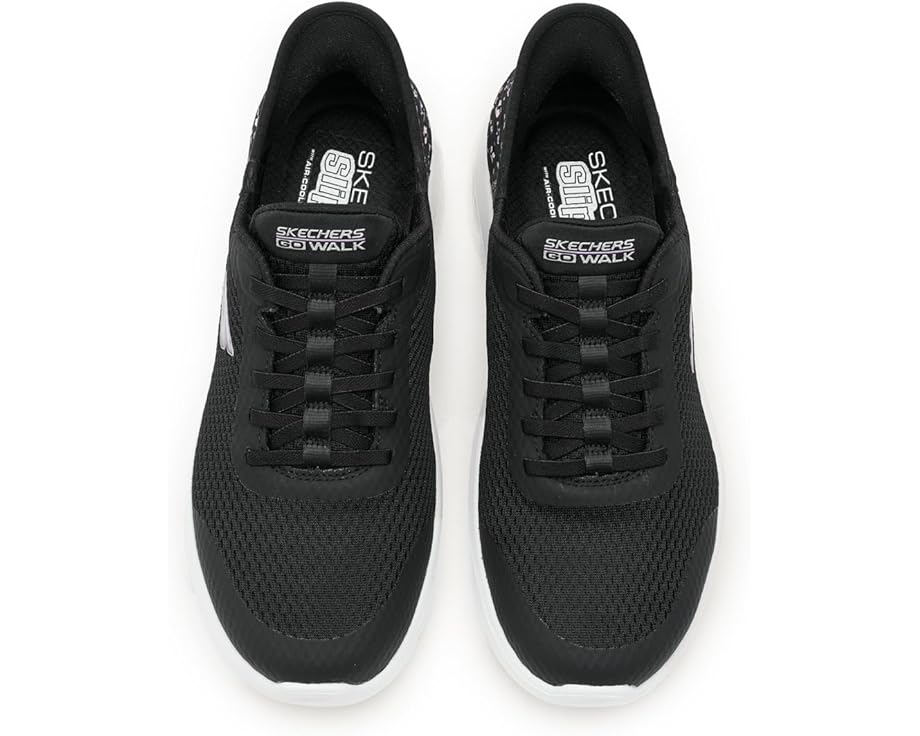 SKECHERS Performance Go Walk Flex Lily Rose с эластичными шнурками и сетчатым верхом