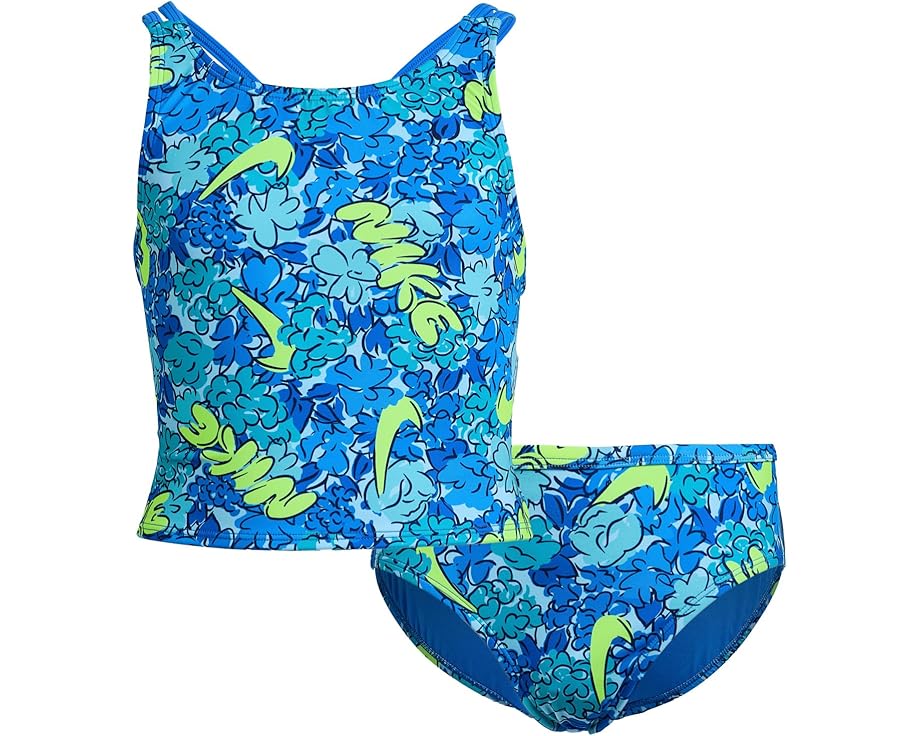 Nike Kids Комплект мидкини Doodle Floral с перекрестными лямками и сплошной подкладкой