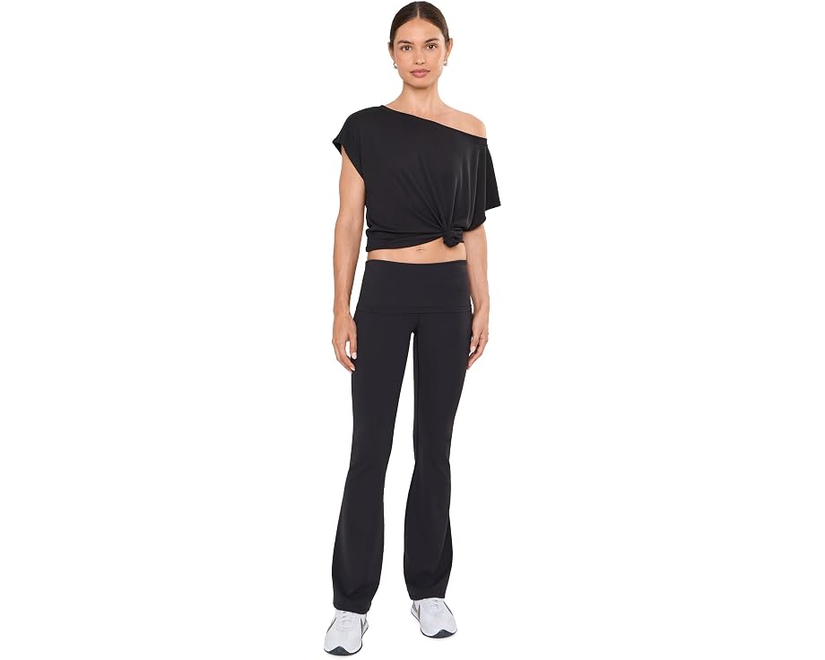 Леггинсы с защипами и расклешенным низом Euphorialift Foldover Flare Leggings от Spiritual Gangster