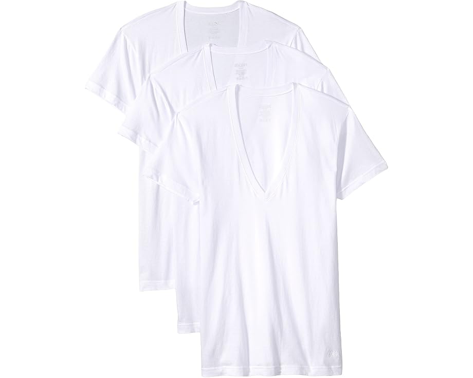 Набор из 3 футболок 2(X)IST Essential Slim Fit с глубоким V-вырезом
