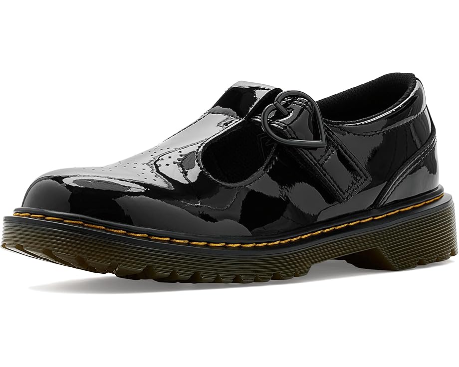 Туфли T-bar Dr. Martens Polley II Y для детей с перфорацией