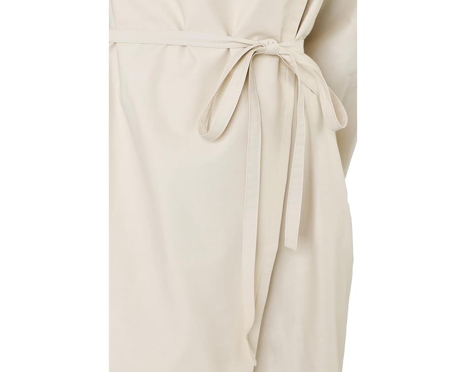 Пальто Eileen Fisher Light Cotton Nylon с драпированным воротником