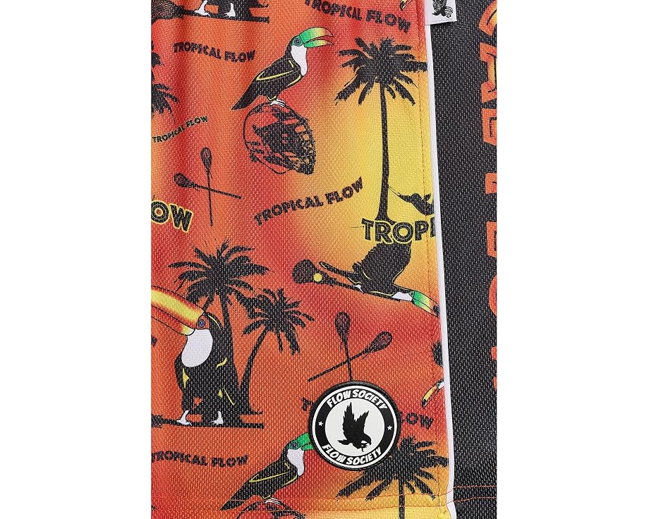 Шорты для лакросса Flow Society Tropical Flow с ярким принтом