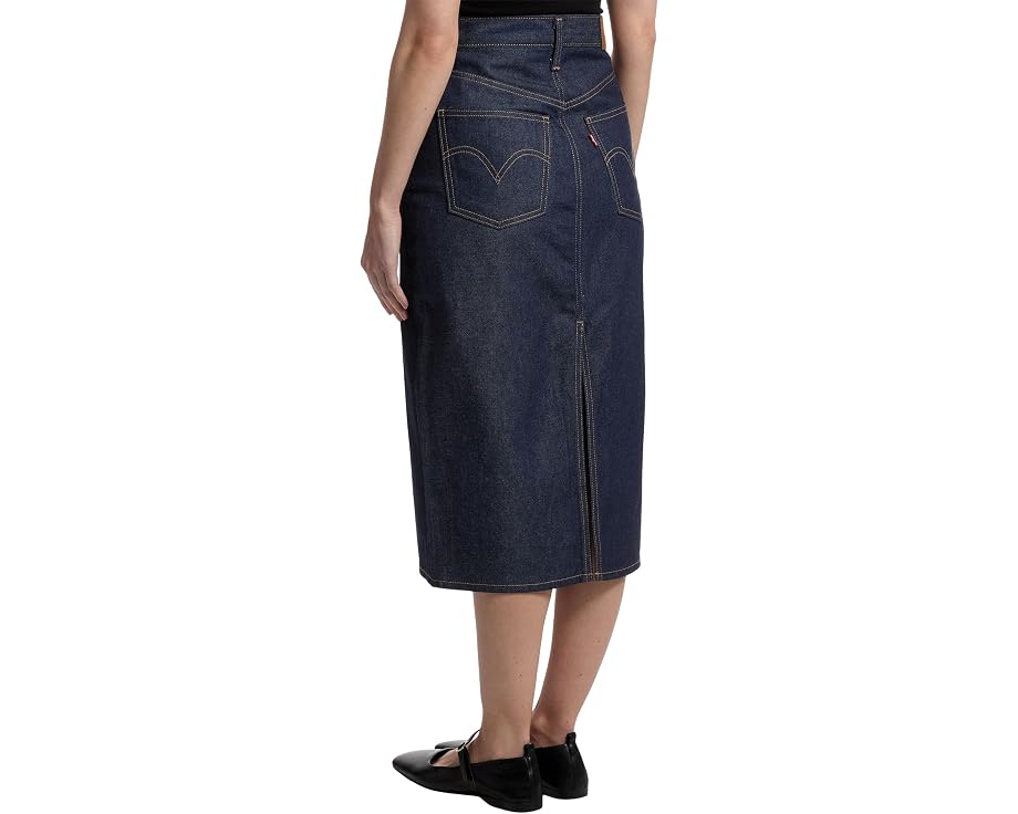 Юбка Levi's® Womens HR Back Slit с высокой талией и разрезом сзади