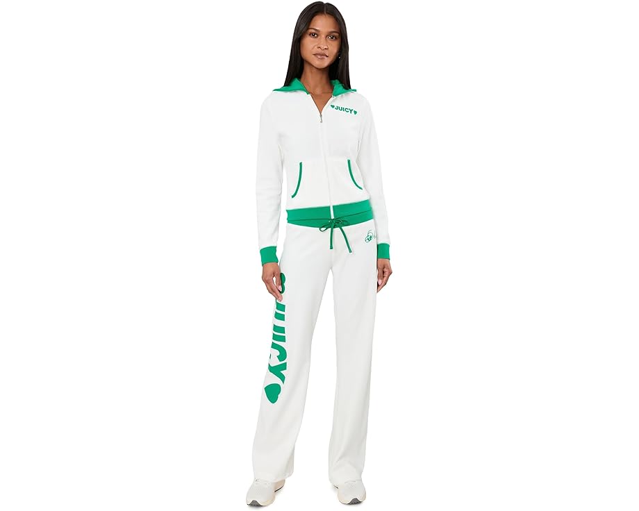 Juicy Couture Melrose приталенная длинная куртка Heritage с капюшоном