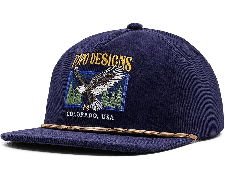 Кепка Topo Designs Corduroy Trucker из вельвета Midnight
