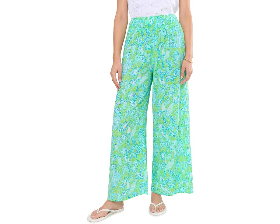 Пляжные брюки Enzo от Lilly Pulitzer с цветочным принтом