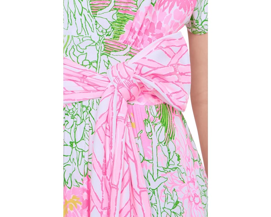 Макси-платье Keenan с запахом и цветочным принтом Lilly Pulitzer