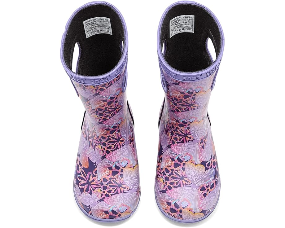 Детские сапоги Bogs Kids Skipper II Solar Butterfly с принтом бабочки