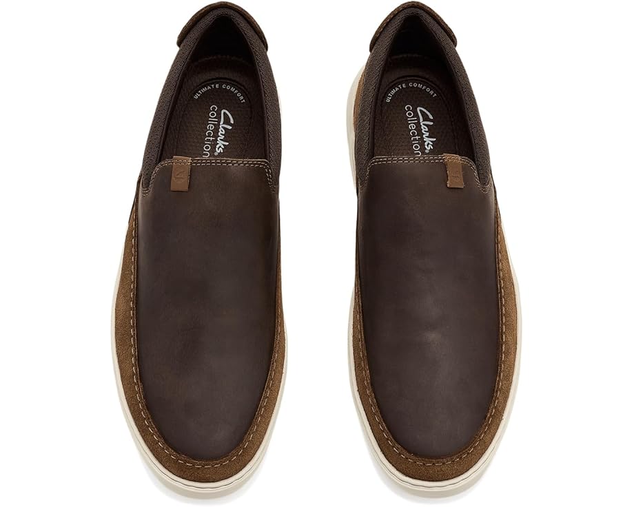 Лоферы Clarks Flexwell Step из комбинации кожи и замши с подошвой из ЭВА
